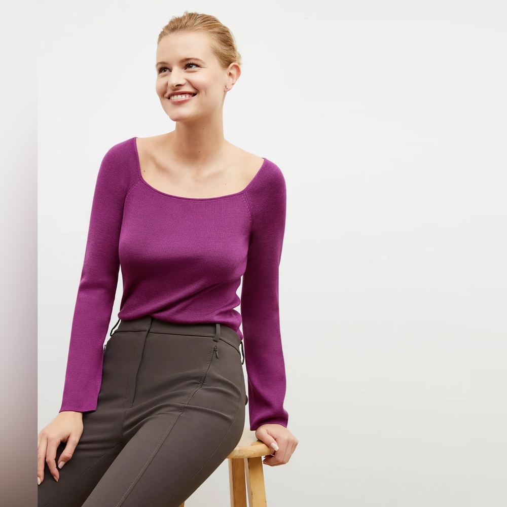 NWT MM LaFleur XS Purple Joya Top